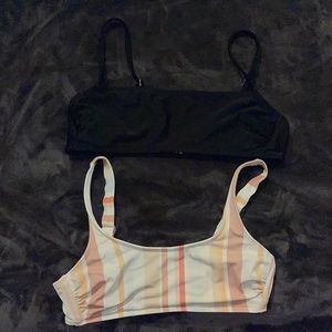 Two bathing suit tops in great condition!